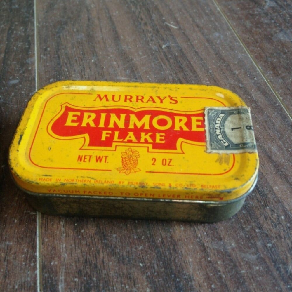 Lot of 3 Vintage Antique Tins Myrtle Cut Edgeworth Murray's Erinmore Farmhouse - Picture 7 of 10